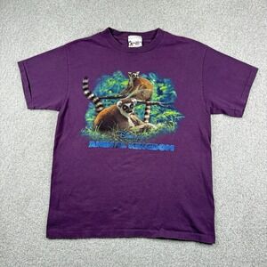Vintage 90s Disney Animal Kingdom Short Sleeve T Shirt Men's Large Purple